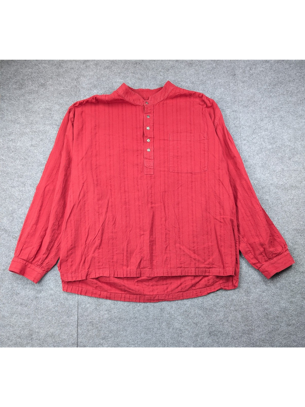 Scully Blouse Womens XXL Coastal Cowgirl Western Rodeo Textured Knit Red